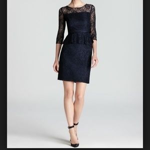 Adriana Pepell lace peplum dress